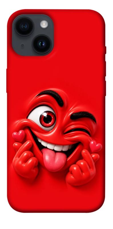 Чехол itsPrint Червоний-сердцеїд для Apple iPhone 14 (6.1"), детские, купить оптом с доставкой