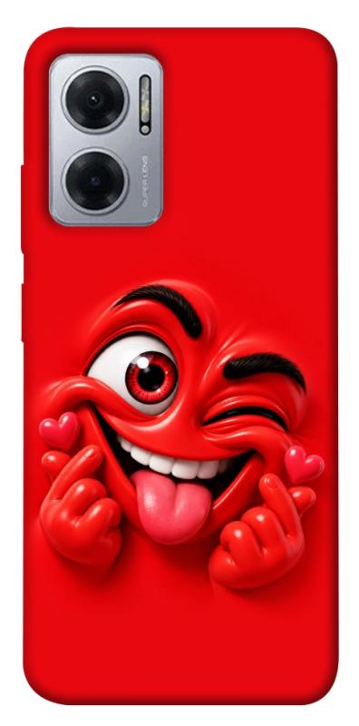 Чехол itsPrint Червоний-сердцеїд для Xiaomi Redmi Note 11E, детские, купить оптом с доставкой