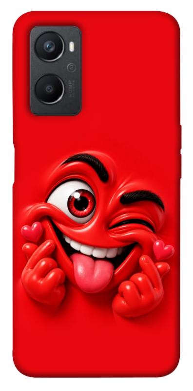 Чехол itsPrint Червоний-сердцеїд для Oppo A96, детские, купить оптом с доставкой