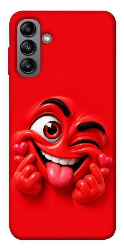 Чехол itsPrint Червоний-сердцеїд для Samsung Galaxy A04s, детские, купить оптом с доставкой