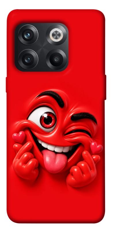 Чехол itsPrint Червоний-сердцеїд для OnePlus 10T, детские, купить оптом с доставкой