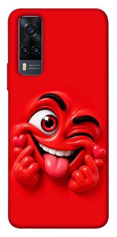 Чохол itsPrint Червоний-сердцеїд для Vivo Y31, дитячі, купити оптом з доставкою