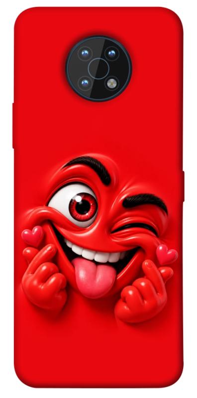 Чехол itsPrint Червоний-сердцеїд для Nokia G50, детские, купить оптом с доставкой
