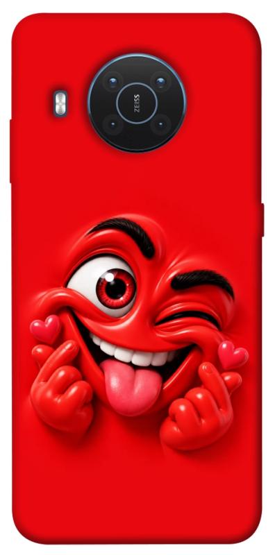 Чехол itsPrint Червоний-сердцеїд для Nokia X10 / X20, детские, купить оптом с доставкой