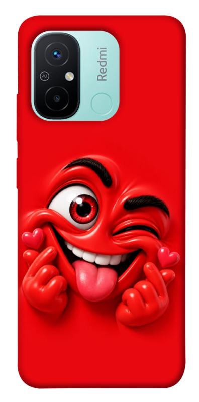 Чехол itsPrint Червоний-сердцеїд для Xiaomi Redmi 12C, детские, купить оптом с доставкой