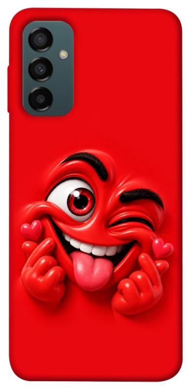 Чехол itsPrint Червоний-сердцеїд для Samsung Galaxy M14 5G, детские, купить оптом с доставкой