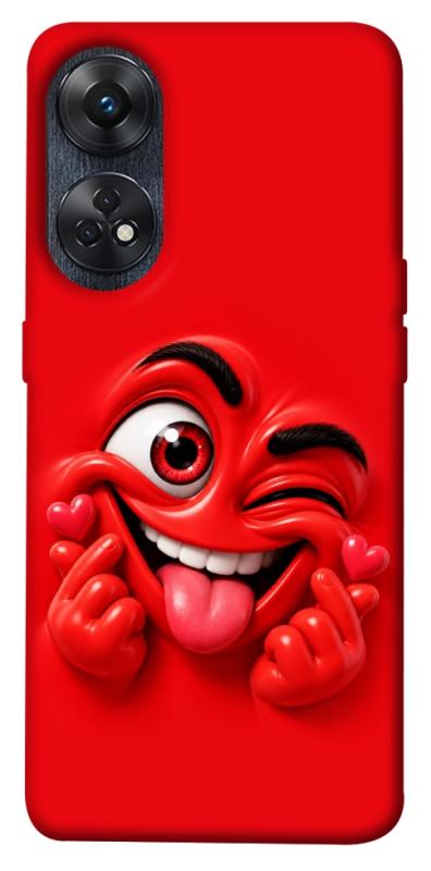 Чехол itsPrint Червоний-сердцеїд для Oppo Reno 8 T 4G, детские, купить оптом с доставкой