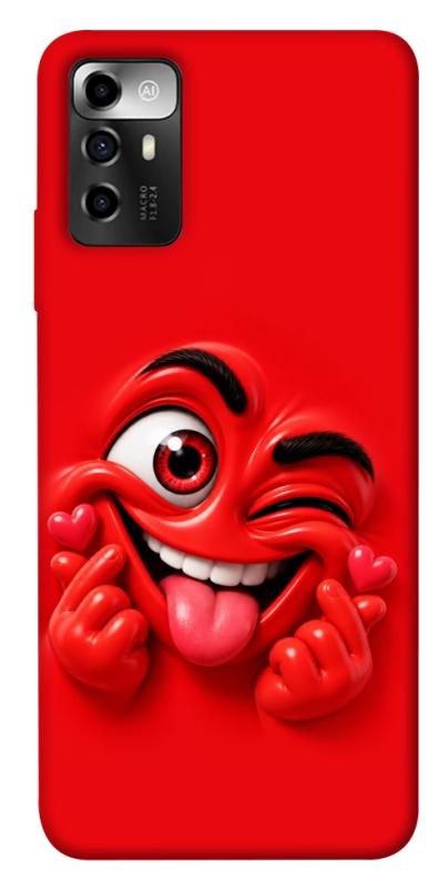 Чехол itsPrint Червоний-сердцеїд для ZTE Blade A72, детские, купить оптом с доставкой