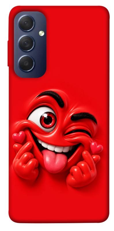 Чехол itsPrint Червоний-сердцеїд для Samsung Galaxy M54 5G, детские, купить оптом с доставкой