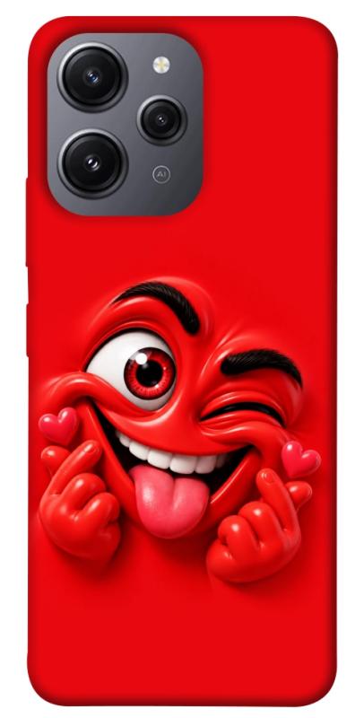 Чехол itsPrint Червоний-сердцеїд для Xiaomi Redmi 12, детские, купить оптом с доставкой