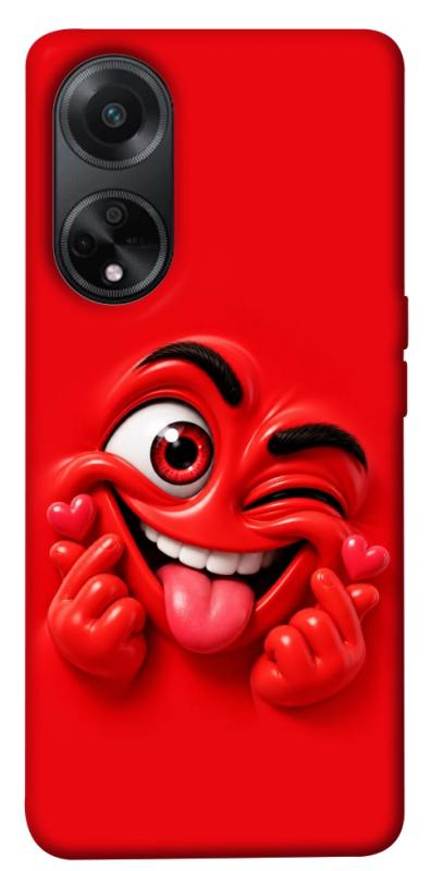 Чехол itsPrint Червоний-сердцеїд для Oppo A98, детские, купить оптом с доставкой