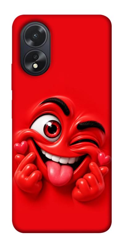 Чехол itsPrint Червоний-сердцеїд для Oppo A38, детские, купить оптом с доставкой
