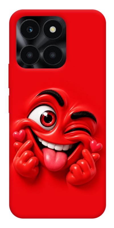 Чехол itsPrint Червоний-сердцеїд для Huawei Honor X6a, детские, купить оптом с доставкой