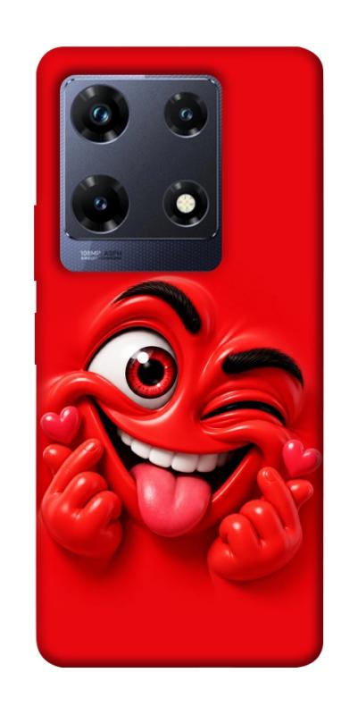 Чехол itsPrint Червоний-сердцеїд для Infinix Note 30 Pro, детские, купить оптом с доставкой