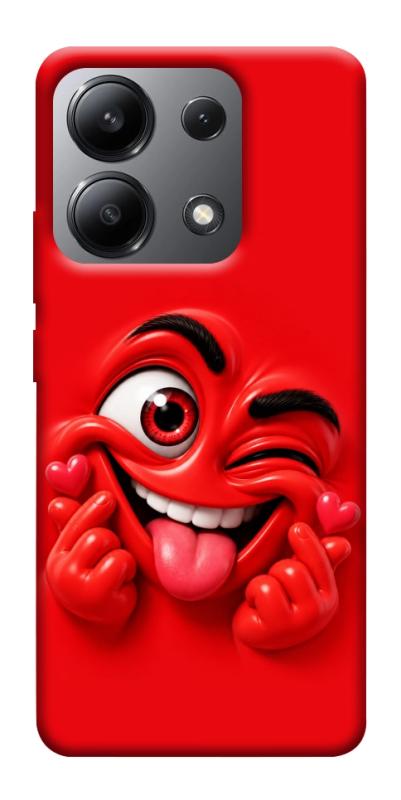 Чехол itsPrint Червоний-сердцеїд для Xiaomi Redmi Note 13 4G, детские, купить оптом с доставкой