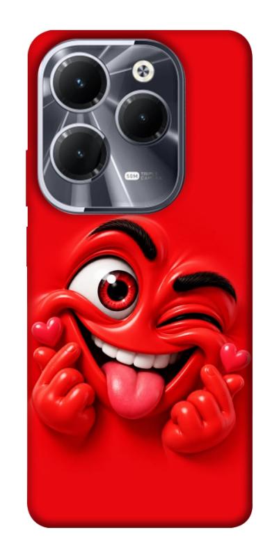 Чехол itsPrint Червоний-сердцеїд для Infinix Hot 40, детские, купить оптом с доставкой