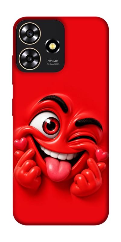 Чехол itsPrint Червоний-сердцеїд для ZTE Blade A73 4G, детские, купить оптом с доставкой