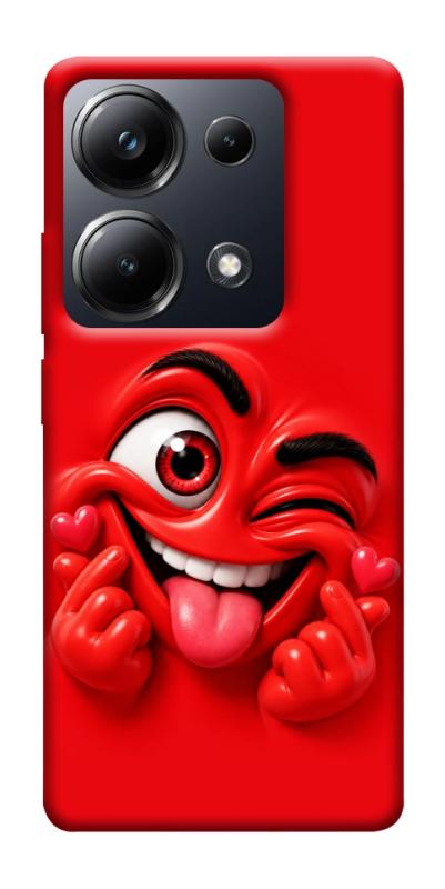 Чехол itsPrint Червоний-сердцеїд для Xiaomi Redmi 13 4G / Poco M6 4G, детские, купить оптом с доставкой