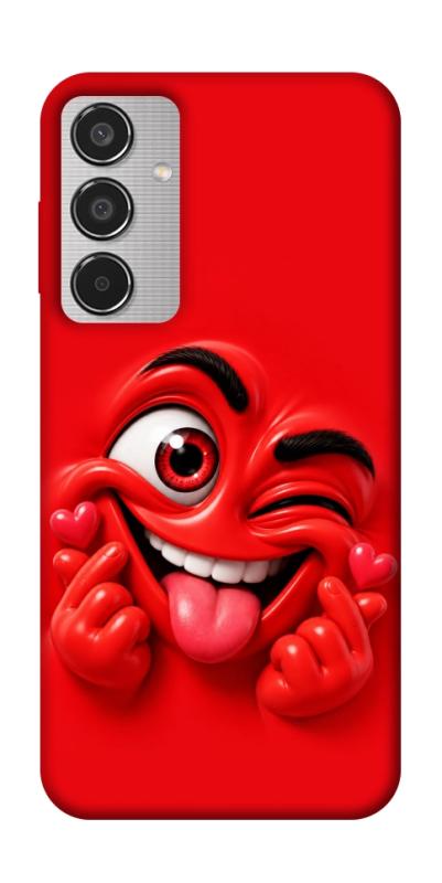 Чехол itsPrint Червоний-сердцеїд для Samsung Galaxy M35 5G, детские, купить оптом с доставкой