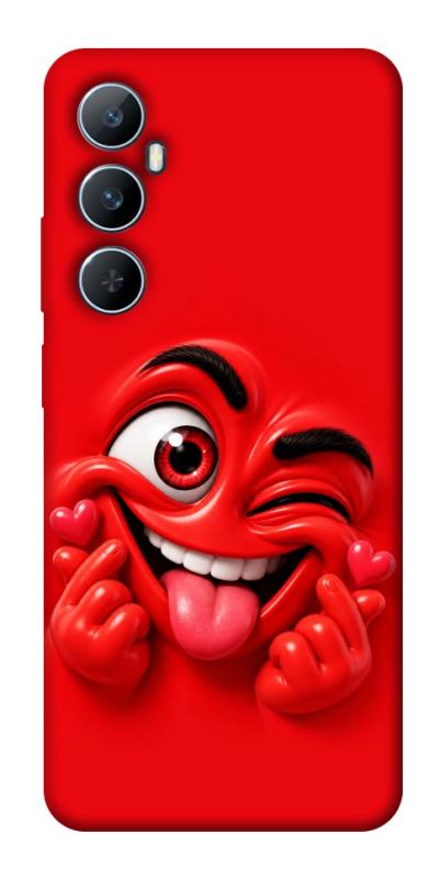 Чехол itsPrint Червоний-сердцеїд для Realme C65 4G, детские, купить оптом с доставкой