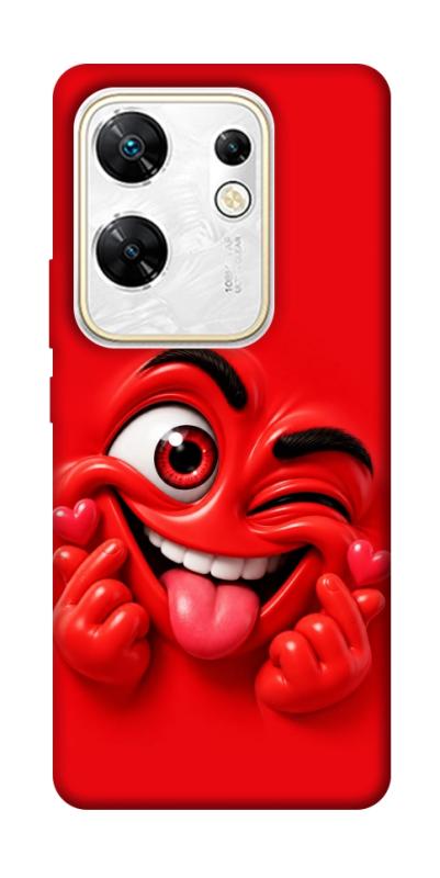 Чехол itsPrint Червоний-сердцеїд для Infinix Zero 30 4G, детские, купить оптом с доставкой