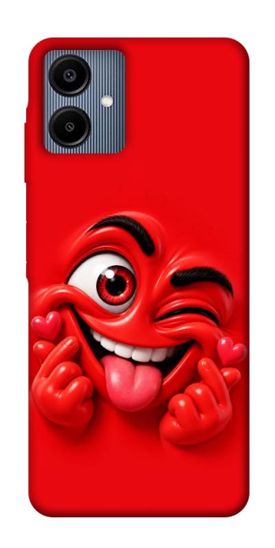 Чехол itsPrint Червоний-сердцеїд для Samsung Galaxy A06, детские, купить оптом с доставкой