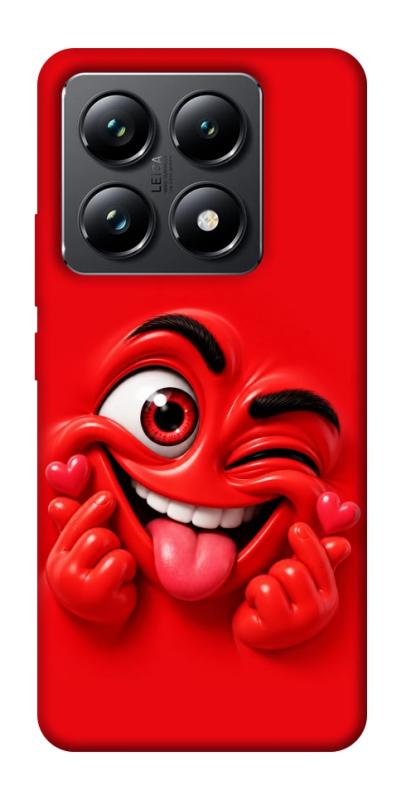 Чехол itsPrint Червоний-сердцеїд для Xiaomi 14T Pro, детские, купить оптом с доставкой