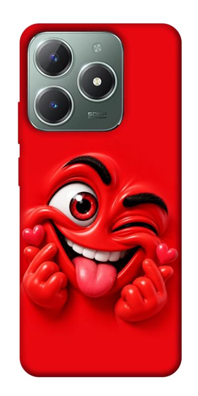 Чехол itsPrint Червоний-сердцеїд для Realme C61 4G, детские, купить оптом с доставкой