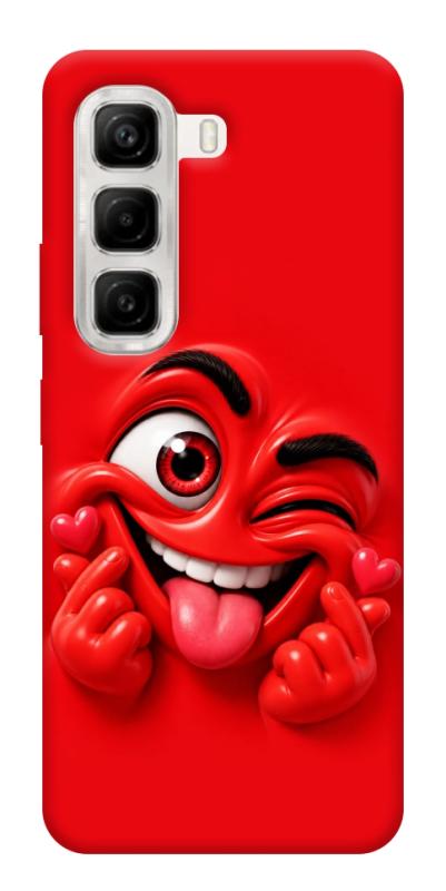Чехол itsPrint Червоний-сердцеїд для Infinix Hot 50 4G, детские, купить оптом с доставкой