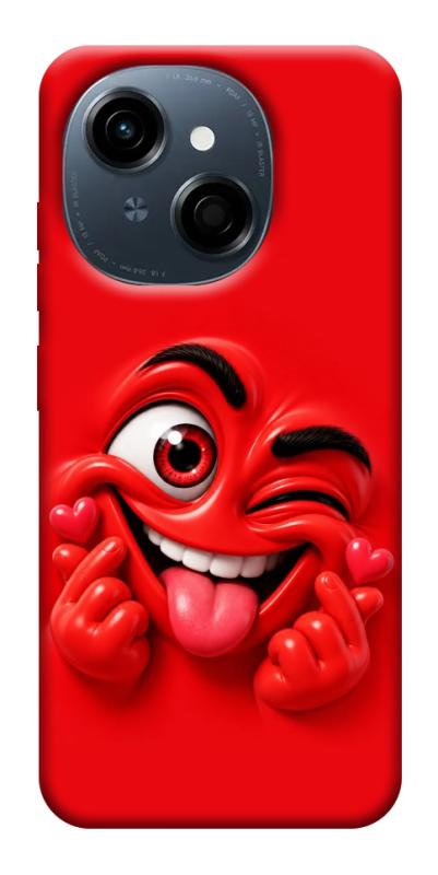 Чехол itsPrint Червоний-сердцеїд для TECNO Spark Go 1, детские, купить оптом с доставкой