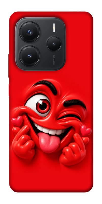 Чехол itsPrint Червоний-сердцеїд для Xiaomi Redmi Note 14 5G, детские, купить оптом с доставкой
