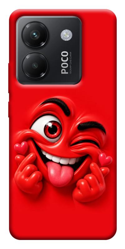 Чехол itsPrint Червоний-сердцеїд для Xiaomi Poco M7 Pro 5G, детские, купить оптом с доставкой