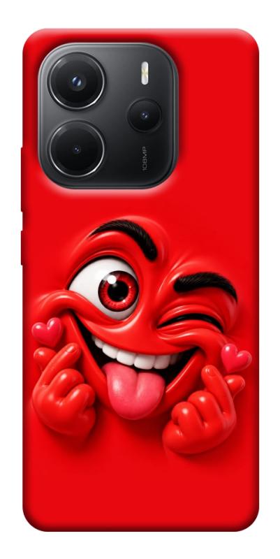 Чехол itsPrint Червоний-сердцеїд для Xiaomi Redmi Note 14 4G (Europe version), детские, купить оптом с доставкой