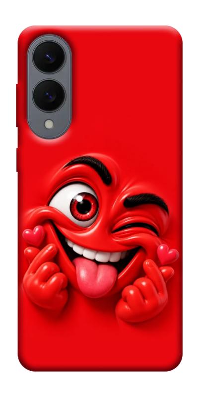Чехол itsPrint Червоний-сердцеїд для Samsung Galaxy S25 Edge, детские, купить оптом с доставкой