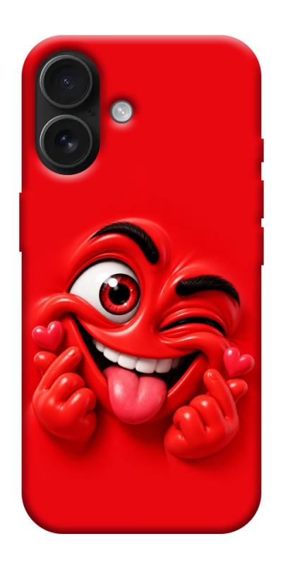 Чехол itsPrint Червоний-сердцеїд для Apple iPhone 17 (6.3"), детские, купить оптом с доставкой