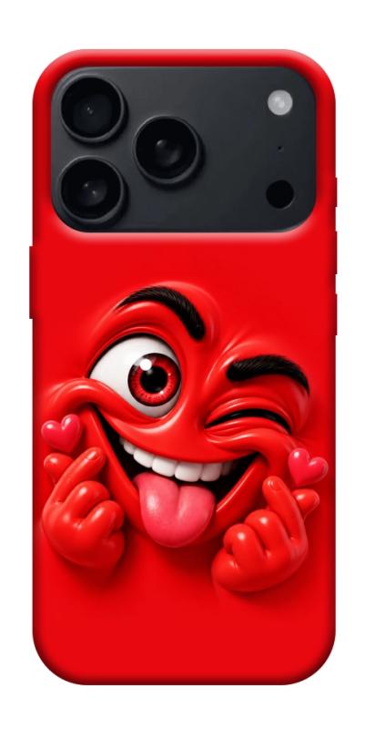 Чехол itsPrint Червоний-сердцеїд для Apple iPhone 17 Pro Max (6.9"), детские, купить оптом с доставкой