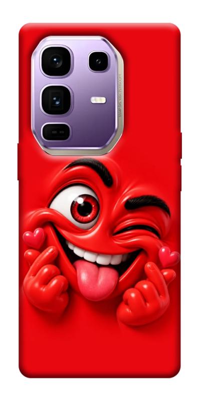 Чехол itsPrint Червоний-сердцеїд для Infinix Note 50 Pro+, детские, купить оптом с доставкой