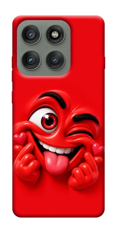 Чехол itsPrint Червоний-сердцеїд для Motorola Edge 60 Pro, детские, купить оптом с доставкой