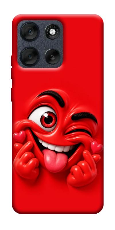 Чехол itsPrint Червоний-сердцеїд для Motorola Moto G56 5G, детские, купить оптом с доставкой