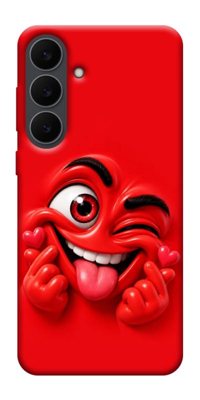 Чехол itsPrint Червоний-сердцеїд для Samsung Galaxy S25 FE, детские, купить оптом с доставкой