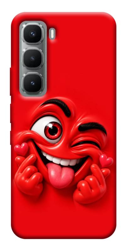Чехол itsPrint Червоний-сердцеїд для Infinix Hot 60i, детские, купить оптом с доставкой