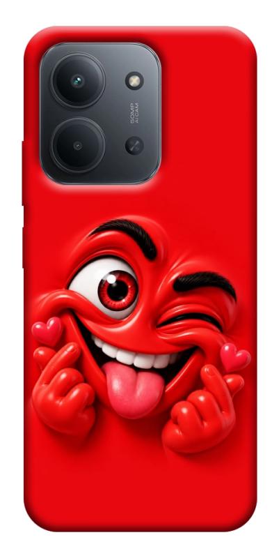 Чехол itsPrint Червоний-сердцеїд для Xiaomi Redmi 15C (EU), детские, купить оптом с доставкой