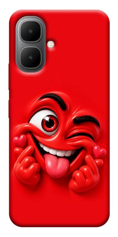 Чехол itsPrint Червоний-сердцеїд для Infinix Smart 10, детские, купить оптом с доставкой