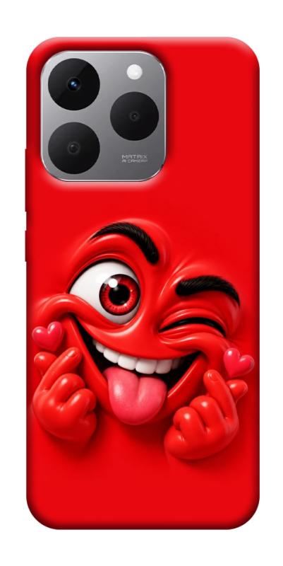 Чехол itsPrint Червоний-сердцеїд для Realme 15T, детские, купить оптом с доставкой