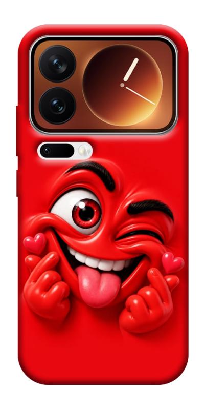 Чехол itsPrint Червоний-сердцеїд для Xiaomi 17 Pro Max, детские, купить оптом с доставкой