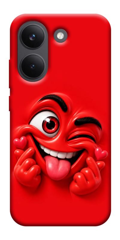 Чехол itsPrint Червоний-сердцеїд для Xiaomi Poco X8 Pro, детские, купить оптом с доставкой
