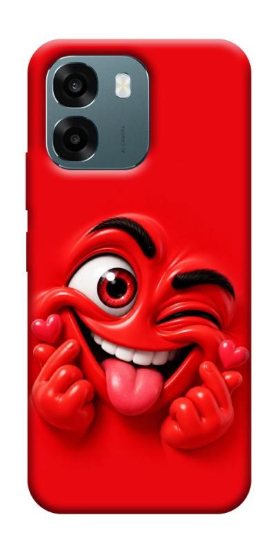Чехол itsPrint Червоний-сердцеїд для Oppo A6, детские, купить оптом с доставкой
