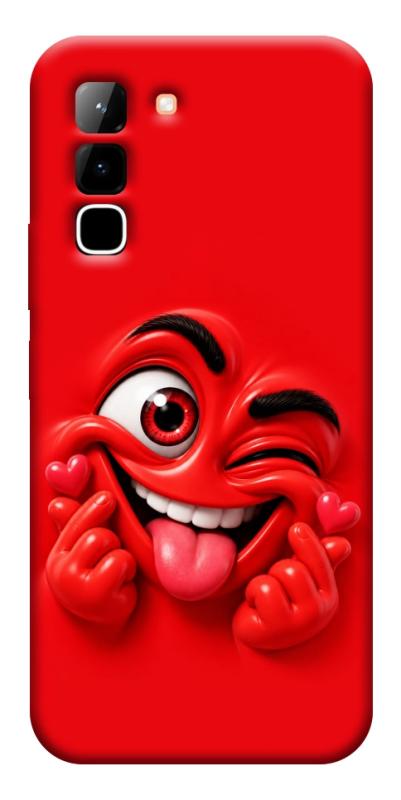 Чехол itsPrint Червоний-сердцеїд для Infinix Hot 70, детские, купить оптом с доставкой