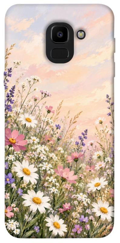Чохол itsPrint Квітковий світанок для Samsung J600F Galaxy J6 (2018), armored, купити оптом з доставкою