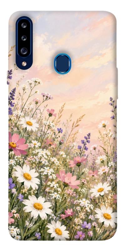 Чохол itsPrint Квітковий світанок для Samsung Galaxy A20s, armored, купити оптом з доставкою